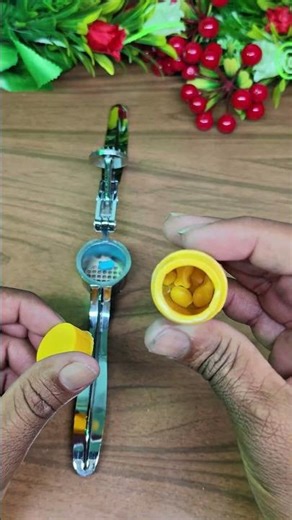 Experiment: Garlic Press vs Candy 😱#shortsfeed #shorts #viral