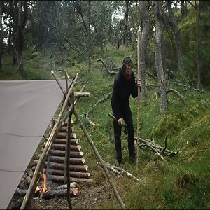 4 days bushcraft trip - canvas tarp, fatwood, mushrooms, wild berries, carving eating spoon etc. | Backwoods Beacon