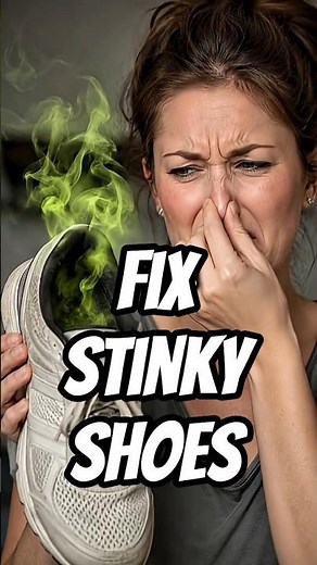 How to Remove Smell from Shoes #shoecare #stinkyshoes #cleaningtips #lifehacks