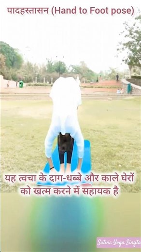 #padahastasana #handtofootpose #uttanasana #standingforwardbend #Hastapadasana #yogaasana #benefits