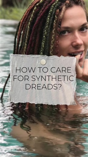 How to take care of synthetic dreadlocks. Synthetic dreadlocks are low-maintenance, but proper care will keep them looking fresh and lasting longer. Washing: Wash your scalp, not the dreads themselves. Use diluted shampoo and gently massage between the sections. Rinse carefully so no residue stays inside the dreads. Drying: Always let them dry completely. Pat with a towel and air-dry; avoid sleeping with wet dreads to prevent odor. Styling: Synthetic dreads don’t like heat. Avoid straighteners, 