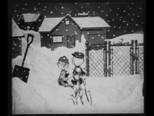 Charlie Brown Xmas Special B/W TV version, 1965