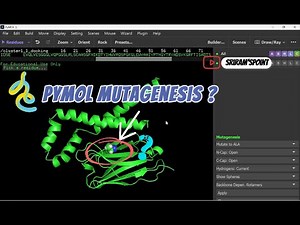 👉PyMOL Mutagenesis Tutorial | R50A Mutation, Docked Structure & PDB Export