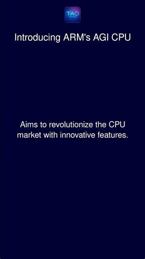 Introducing ARM's AGI CPU