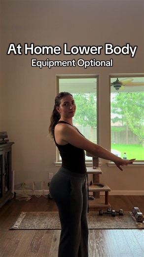 At-Home Lower Body Workout — Equipment Optional Glute Routine