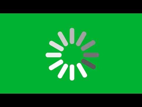 Loading Circle Green Screen Video | Buffering Animation HD & 4K Overlay Video