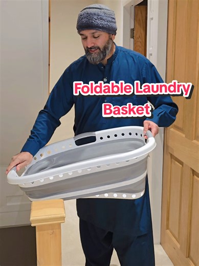 Foldable Laundry Basket: Smart Space-saving Solution