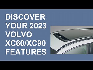 Volvo Tips How To Use The Panoramic Roof on a 2023 and 2024 Volvo.