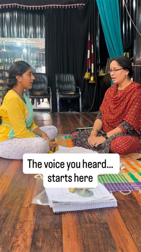 Akshara Devalla on Instagram: "Kuchipudi traditional dancers don’t just dance — they sing while dancing.This is the rehearsals behind that tradition. With my Vocal Guru @pavani_pasumarthy And special thanks to jayalakshmi mam from Eluru for training lekha"