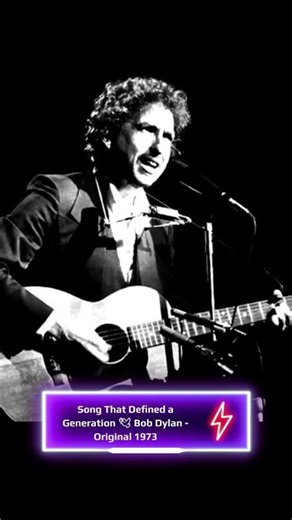 The Song That Defined a Generation 🕊️ Bob Dylan Original 1973 #shorts