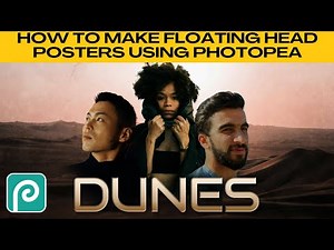 Make a Floating Head Movie Poster Using Photopea