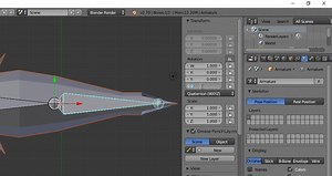 blender鱼的骨骼关节rig制作入门初级教程[中文讲解blender2.79版本]
