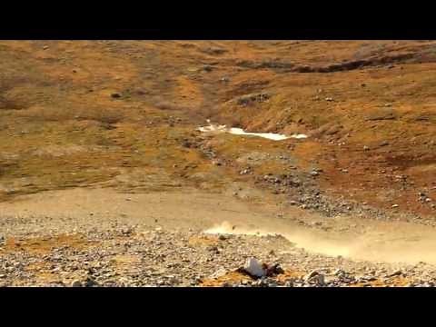 Rolling Boulder on Brooks Range