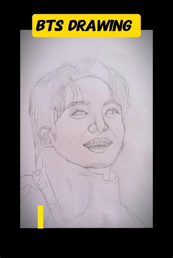 Drawing BTS Jungkook 🐰✨ ( you can't believe it 😱)