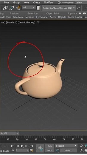 ✅ Hide & Unhide Cursor in 3ds Max 🖱️ | ALT + Z Shortcut | Quick Tip