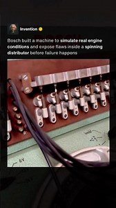 Inside a 1960s Bosch Distributor Testing Machine ⚙️ #shorts