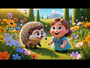 Hedgehog Playing in the Garden 🦔🌼👶 | Fun Animal Song for Kids | Preschool Learning Video