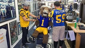 S/o to the Gold Ram Barb Shop for all the years of loyalty. Once a Ram, always a Ram! | Los Angeles Rams