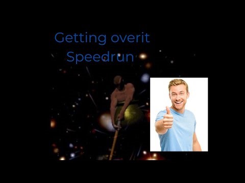 GETTING OVER IT speedrun under 7 minute wait for end😄😄