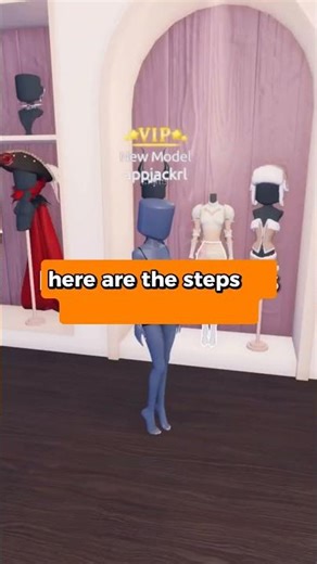 how to get FREE VIP in Dress to impress. #dresstoimpress #dti #shorts