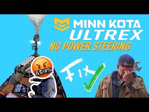 EASY fix for Ultrex trolling motors with NO Power Steering