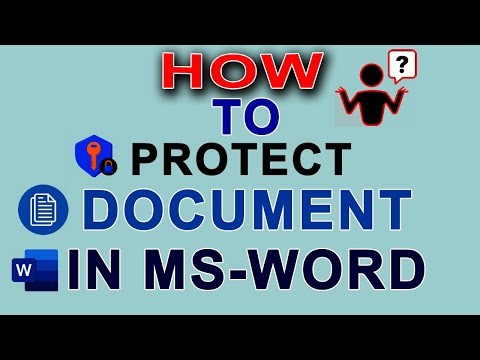 HOW TO PROTECT YOUR DOCUMENT IN MS-WORD #SHORTCUTTRICKS#TECH#NEO#KHARAK