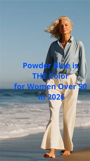 Should You Be Wearing Powder Blue? 5 Outfits for Women Over 50