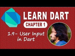 1.9 Getting User Input in Dart Programming Language | Learn Dart Language | Dart Course
