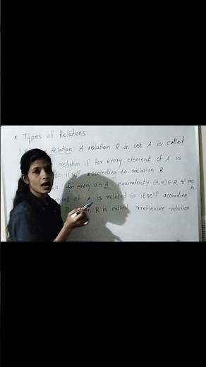 Types of Relation in discrete mathematics| Discrete mathematics for computer application|#maths