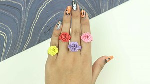 4.4K views · 102 reactions | How to make paper ring | Rose ring with paper #paperring #handring #paperjewellery #diyring #rosering #paperrosering #papercraft #howtomake #paperroses Check out my other social media : TikTok : https://www.tiktok.com/@easycraftsdiy?lang=en Instagram: https://www.instagram.com/easycraftsdiy/ | Ezzy Crafts DIY | Facebook