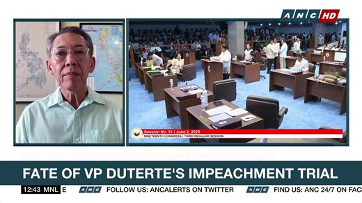 Incoming Akbyan Party-list representative Atty. Chel Diokno explains that the Senate's function as an impeachment court is different from their lawmaking function. "End of one Congress and the start of another does not affect their role as judges convening as an impeachment court," he says. #DatelinePhilippines | ABS-CBN News