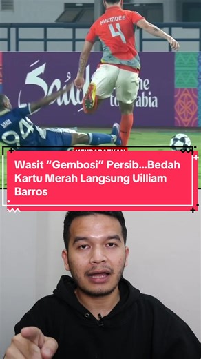 Bedah Kartu Merah Uilliam Barros dalam Sepak Bola