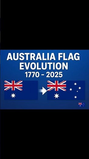 Evolution of the Australia Flag