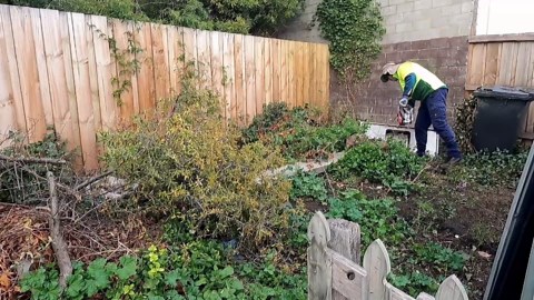 We removed Everything including the Kitchen Sink | Yard Makeover