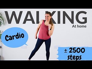 2500 STEPS CARDIO - On The Beat || 20min Walking Workout At Home