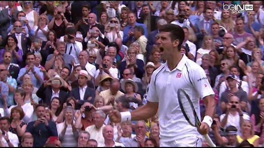 Novak Djokovic remporte Wimbledon ! #ATPextra #Wimbledon 3eme sacre à Wimbledon pour Novak Djokovic grâce à sa victoire contre Roger Federer (7-6, 6-7, 6-4, 6-3) | beIN SPORTS France
