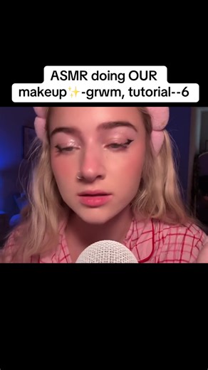 ASMR doing OUR makeup✨-grwm, tutorial--6#usa🇺🇸
