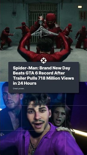 The Spider-Man trailer was HUGE