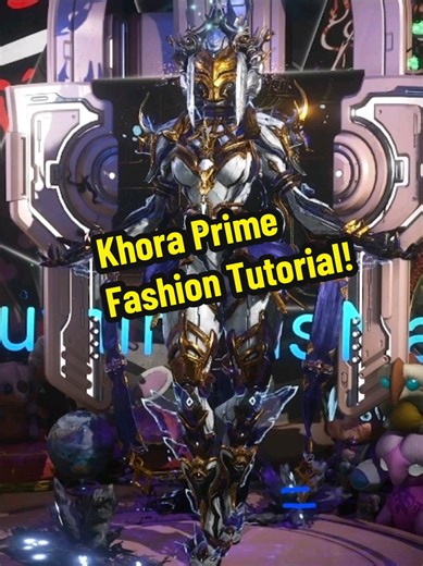 Warframe: Khora Prime Fashion Tutorial! #Warframe #khora #fashion #fyp #warframecommunity