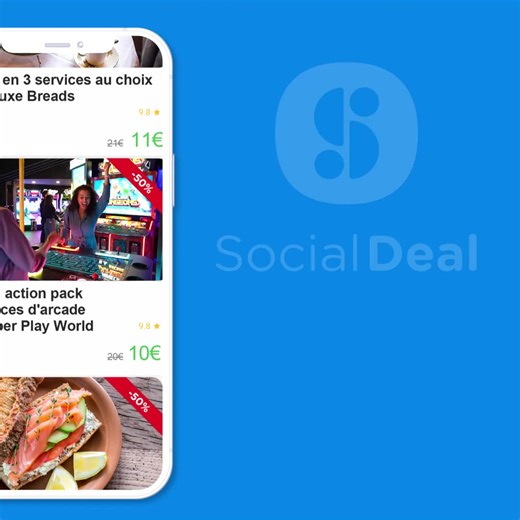 𝗧é𝗹é𝗰𝗵𝗮𝗿𝗴𝗲𝘇 𝗹'𝗮𝗽𝗽𝗹𝗶 𝗴𝗿𝗮𝘁𝘂𝗶𝘁𝗲𝗺𝗲𝗻𝘁 📲 Découvrez les réductions les plus élevées sur les meilleurs deals ! | Social Deal