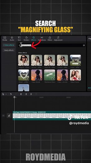 How to make Magnifying Glass Effect in Capcut #capcut #capcuttutorial #capcut_edit #shortformcontent #videoediting #freelancing #adobepremierepro #adobeaftereffects