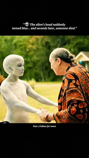 "👽 The alien's head suddenly turned blue... and seconds later, someon...