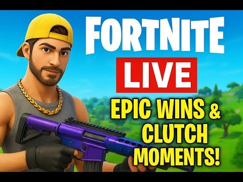 Fortnite LIVE 🔥 | Epic Wins & Clutch Moments!