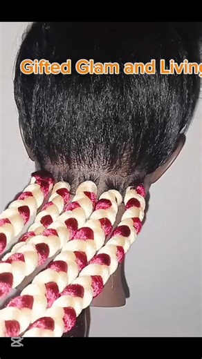 Hair Tutorial #hairtutorial #stylist #trendinghairstyle #braiding #boxbraids