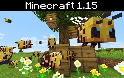 Minecraft 1.15 - 蜜蜂、蜂巢、蜂蜜、养殖及特性 | 我的世界版本前瞻