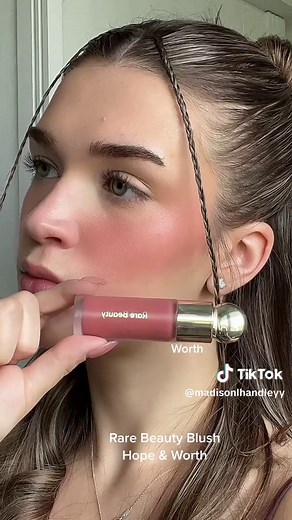 Rare Beauty Blush Hope & Worth Comparison