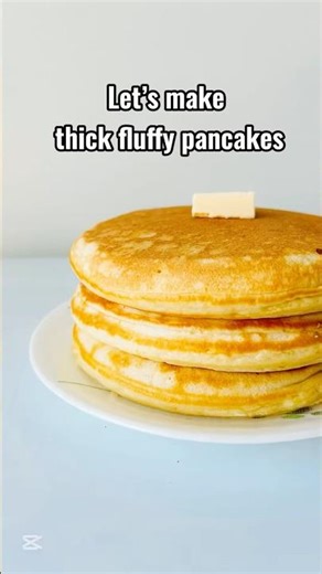 Still using pancake mix? Try this recipe for thick, fluffy pancakes!