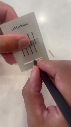How to replace the remarkable 2 pen tip