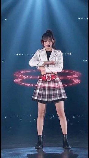 乃木坂ふうアイドルがライブ中に変身！＃仮面ライダー #kamenrider #cosplay