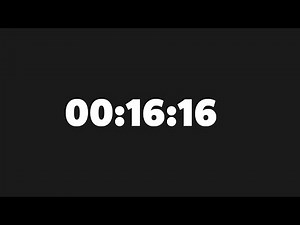 16 Minute 16 Second Timer - (976/36,000)